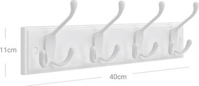 Fogas, fa, fehér, ABP-E1030 WT