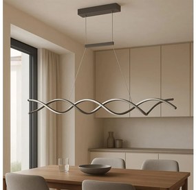 ONLI - LED Csillár zsinóron DNA LED/24W/230V 4000K ezüst