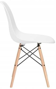 Modern szék DIDIER bükk + fehér