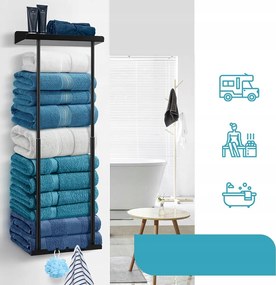 Zuhanytartó polc Függő Fürdőszoba Rozsdamentes Fürdőszoba 40-75cm