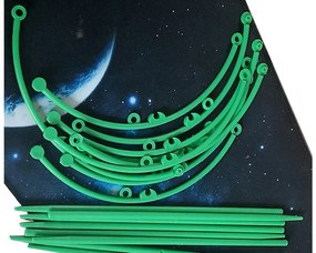 Kör alakú támasz cserepes növényekhez - 3 kör