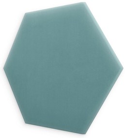 Bársony kárpitozott panel - Hatszög - 26x30cm Szín: Antik rózsaszín