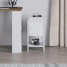 Éjjeliszekrény Ema - Carrara Marble