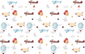 Gyerek fotótapéta Légi utazás Elefántok Léggömbök 368x254 +ragasztó