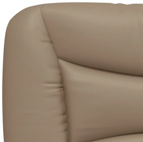 cappuccino színű műbőr fejtámla párna 200 cm