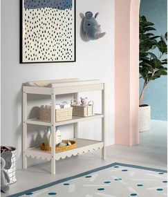 Bézs pelenkázó asztal pelenkázó feltéttel Swingo – Vipack