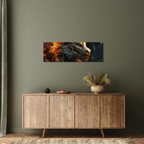 Kép - Sárkány (órával) (90x30 cm)