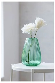 Kusintha zöld üveg váza, magasság 22 cm - Bitz