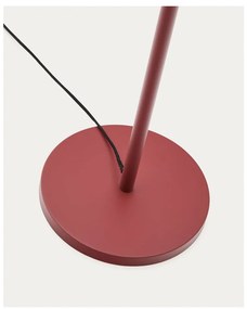 Terrakotta színű állólámpa textil búrával (magasság 153 cm) Navat – Kave Home