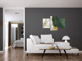 Kép - Zöld márvány N⁰3 (90x60 cm)