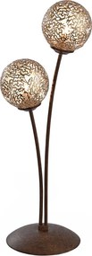 Paul Neuhaus vintage asztali lámpa greta rozsdabarna arany pln4032-48