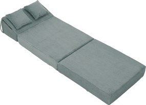 Összecsukható matrac/fotel, 2v1, mentol, PELOS