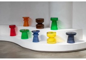 Üveg kerek tárolóasztal ø 35 cm Doble – Leitmotiv