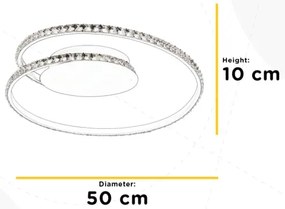 ONLI - LED Mennyezeti lámpa EDEN LED/26W/230V 4500K átm. 50 cm fehér