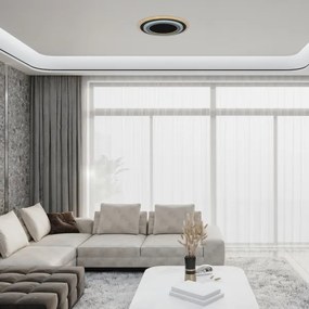 Rabalux 71316 - LED dimmelhető mennyezeti lámpatest TANELI 56W/230V 3000/4000/6000K fekete + távirányító