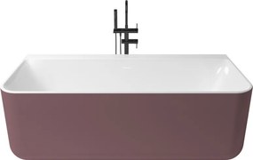 Kivu Wall kád_80x175_Rosa Metallic/Blanco Brillo