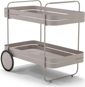 Fém gurulós zsúrkocsi 74x42 cm Gin &amp; Trolley – Spinder Design