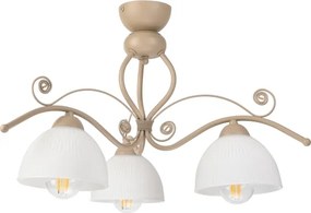 BRILAGI - Felületre szerelhető csillár ANTICO MODERN 3xE27/60W/230V bézs
