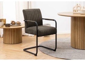 Sötétszürke étkezőszék szett 2 db-os Adele – Actona