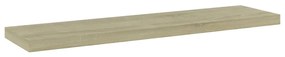 4 db sonoma tölgy színű szerelt fa könyvespolc 40 x 10 x 1,5 cm