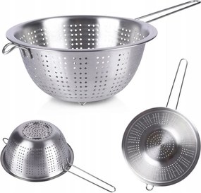 Konyhai szűrő Rozsdamentes acél nyéllel 21 cm