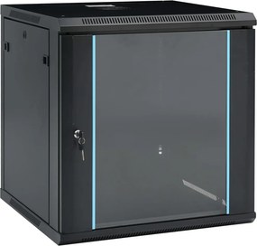 vidaXL 12U fali hálózati szekrény 19" IP20 600 x 600 x 640 mm