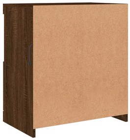 barna tölgy színű tálalószekrény LED-ekkel 60 x 37 x 67 cm