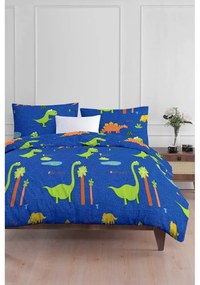 Kék egyszemélyes gyerek ágyneműhuzat 140x200 cm Dinolar – Mijolnir