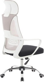 Irodai szék, szürke/fekete/fehér, TAXIS 2 NEW