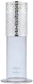 Starck gyertyatartó + Peau de Pierre gyertya/Stone face 120g szürke - Maison Berger Paris