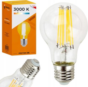 Dekoratív Led Izzó E27 Filament 12W 3000K Retro