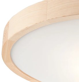 Mennyezeti lámpa NATURAL SLIM 3xE27/60W/230V ø 47 cm fenyő