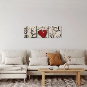 Kép - egy szerelmes pár (órával) (90x30 cm)