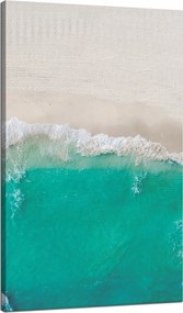 Vászonkép Hullámok Tengerpart Homok Víz 70x120 cm Ideális ajándék