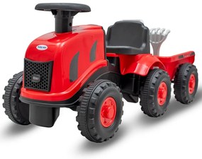 Gyermek lábbal hajtós traktor Baby Mix Benny piros