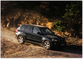 Poszterek 100x70 Fekete terepjáró Bmw