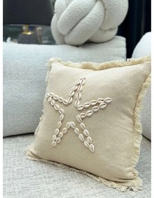 Pamut párnahuzat 43x43 cm Seashells – Mioli Decor