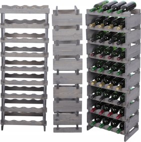 Bortartó állvány moduláris palacktartó állvány 9x4 36 palackhoz szerszám nélküli szerelés