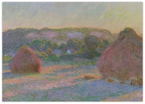 Kép - Claude Monet, Stacks of Wheat (End of Summer) , reprodukciók (70x50 cm)