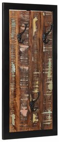 kabátállvány többszínű 40x2x80 cm tömörfa, újrahasznosított fa
