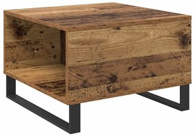 Dohányzóasztal fiókkal Régi fa 55 x 55 x 36.5 cm Faanyag