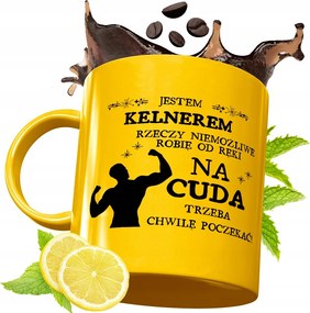 Prémium Arany Bögre Pincérnek Ajándék Nyomtatott Fotóval