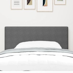 Fejtámla Egyszerű Design Világosszürke 100 cm Corduroy Szövet