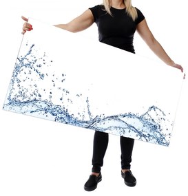 Wallplex falburkoló konyhapanel Water splash (Méret: Kicsi 60x120)