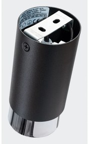 Fekete-ezüstszínű mennyezeti lámpa Crown – Sollux