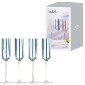 Pezsgőspohár szett 4 db-os 180 ml Stripe – Ladelle