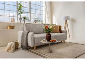 Bézs kordbársony kinyitható kanapé 218 cm Tori – Bonami Selection
