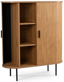 Magaskomód Tölgy Színben. TRISH 100 cm.