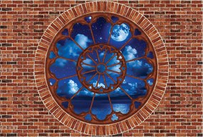 Fotótapéta Éjszakai táj a misztikus hold és tenger 200x140 +ragasztó