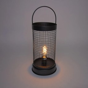 Modern asztali lámpa szürke 52 cm - Horario